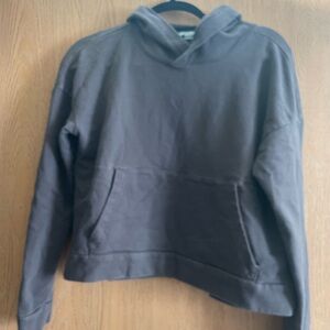 Gray Women's Cropped Hoodie